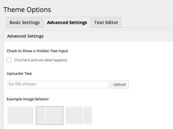 wordpress主题后台设置框架Options Framework使用教程