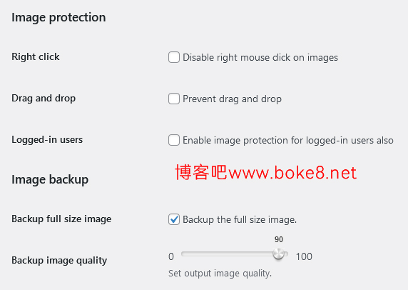  Image Watermark plug-in protects backup