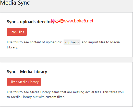 WordPress同步FTP上传的图片到媒体库插件Media Sync