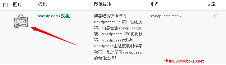 wordpress 分类缩略图插件Categories Images